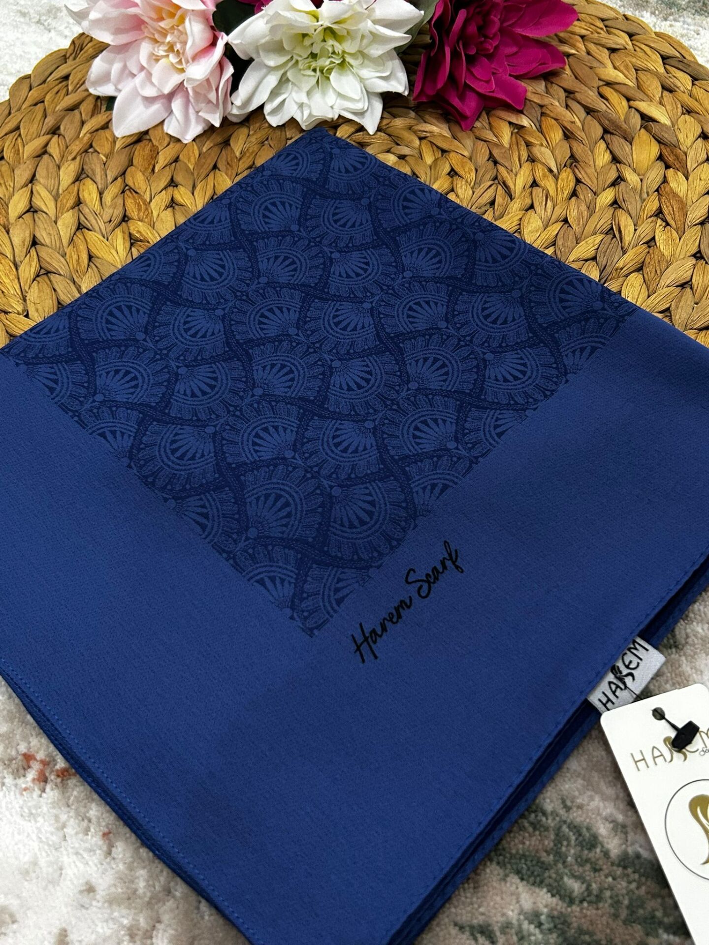 Harem Scarf Gold Sahra Eşarp Parlament