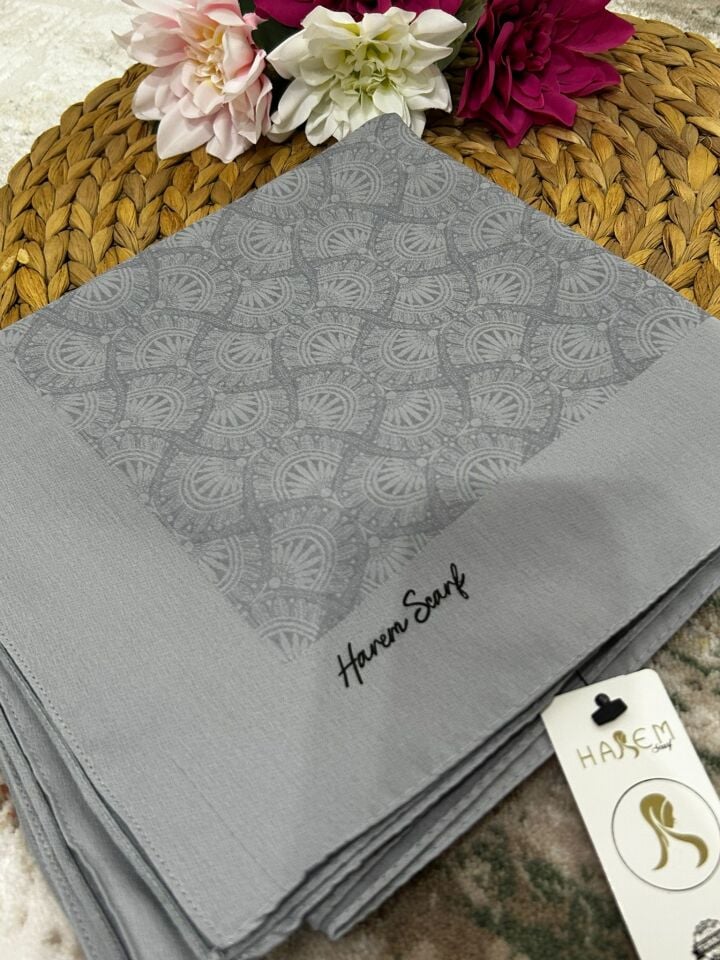 Harem Scarf Gold Sahra Eşarp Gümüş