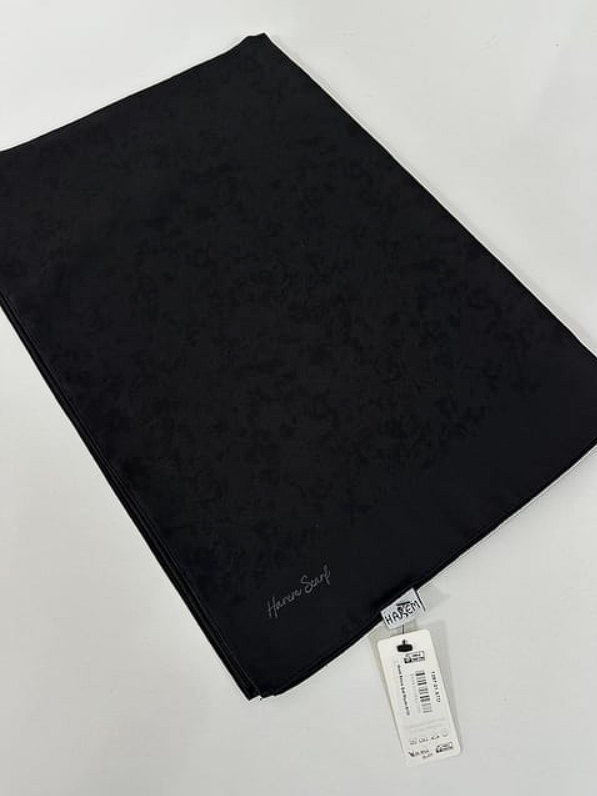 Harem Scarf Gold Silvia Şal Siyah