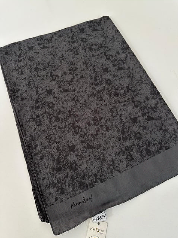 Harem Scarf Gold Silvia Şal Antrasit