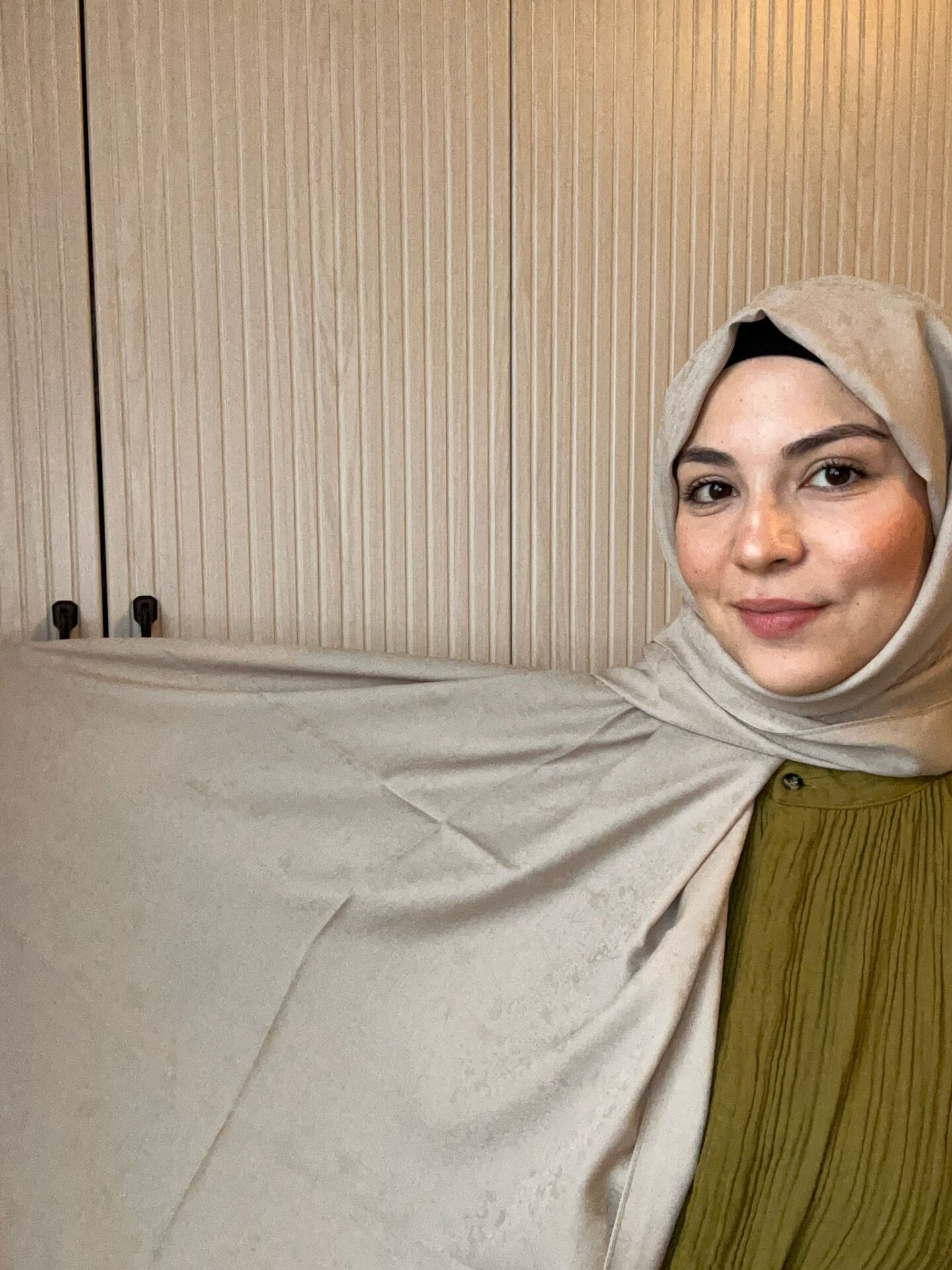 Harem Scarf Gold Silvia Şal Bej