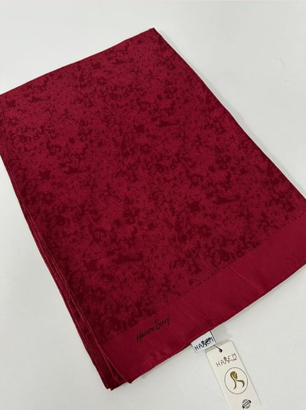 Harem Scarf Gold Silvia Şal Bordo