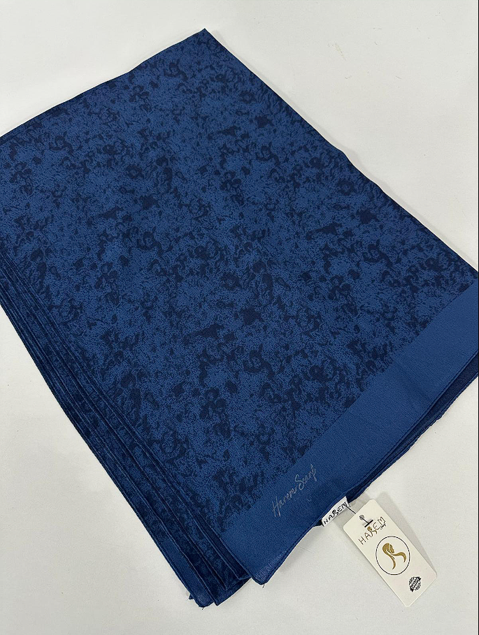 Harem Scarf Gold Silvia Şal Lacivert