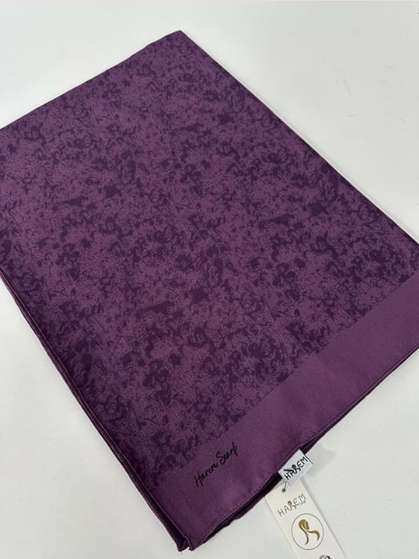 Harem Scarf Gold Silvia Şal Mürdüm