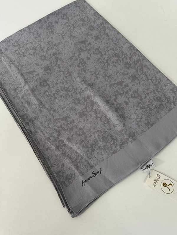Harem Scarf Gold Silvia Şal Gri